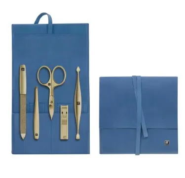 Zestaw do manicure ZWILLING 97716-008-0 Twinox – niebieskie etui 5 elementów