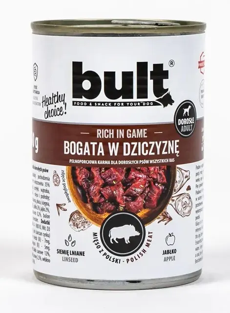 BULT Puszka bogata w dziczyznę 800g