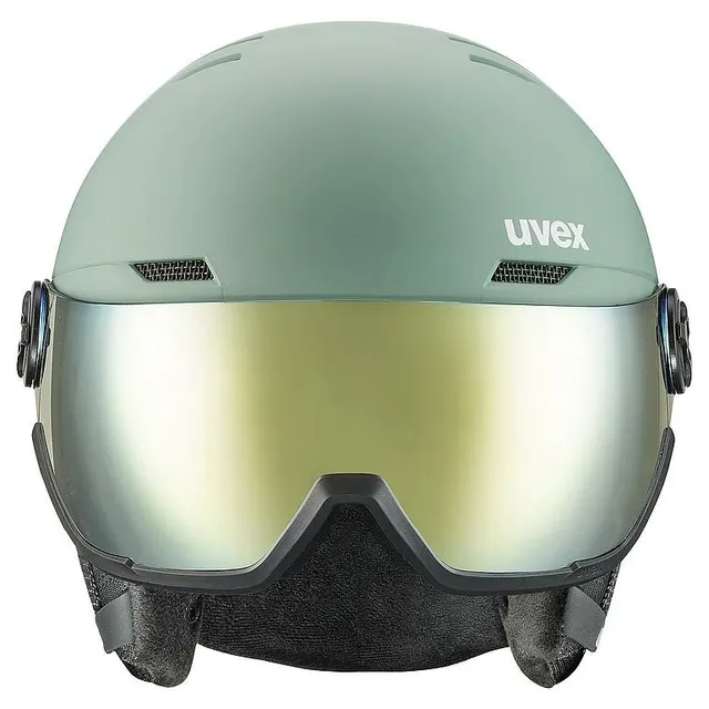 Kask narciarski UVEX Wanted Visor 58-61cm L zielony