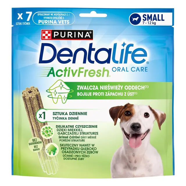 PURINA Dentalife Active Fresh Small - przekąska dentystyczna dla psa - 115 g