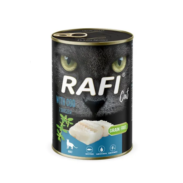 Dolina Noteci Rafi z dorszem mokra karma dla kota 400g