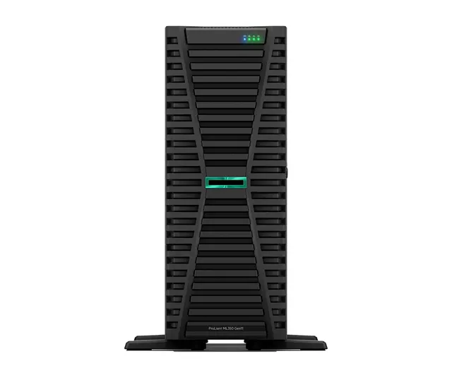 HPE ProLiant ML350 Gen11 4510 12-core 64GB-R MR408i-o 8SFF 2x960GB SSD 2x1000W RPS EU Server serwer 1 92 TB Tower (4U) Intel® Xeon Silver 2 4 GHz DDR5-SDRAM 1000 W
