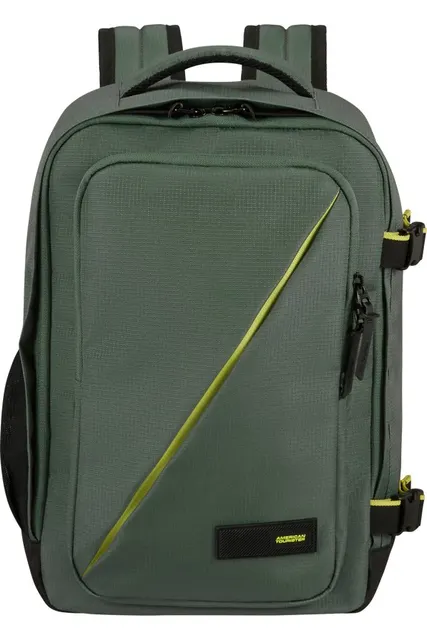American Tourister Take2cabin S plecak Plecak turystyczny Zielony Przetworzony politereftalan etylenu (rPET)