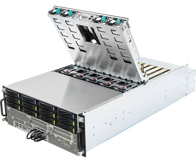 Platforma ASRock Rack (4U) Intel Scalable 3gen (12xLFF 2x10GbE 10xGPU Red. PSU IPMI)
