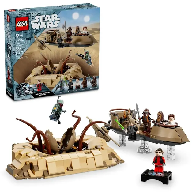 LEGO Star Wars 75396 - Pustynna barka i jama sarlacca