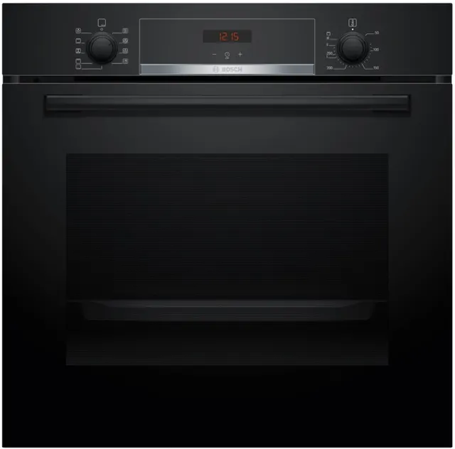 Piekarnik elektryczny Bosch HBA514BB3 Serie 4 71 l, termoobieg 3D, szybkie nagrzewanie, Hydroliza, czarny