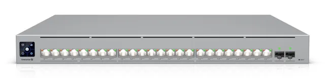 Ubiquiti UniFi ECS-24-POE przełącznik sieciowy Zarządzany L2/L3 10G Ethernet (100/1000/10000) Obsługa PoE 1U Szary