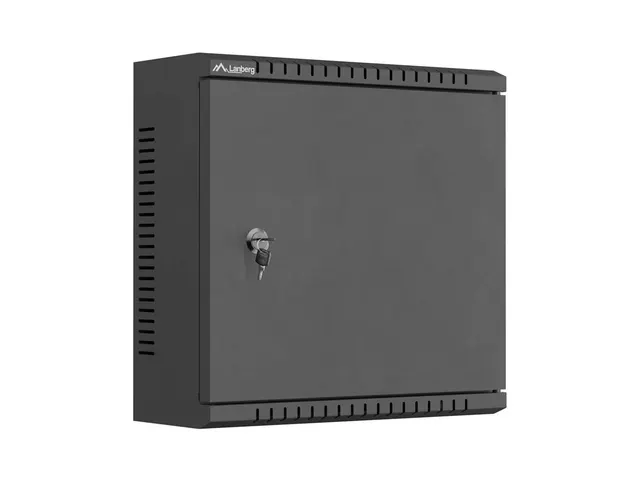LANBERG SZAFA INSTALACYJNA TPR 10 Z PŁYTĄ MESH 340X340X140 CZARNA (ZŁOŻONA)