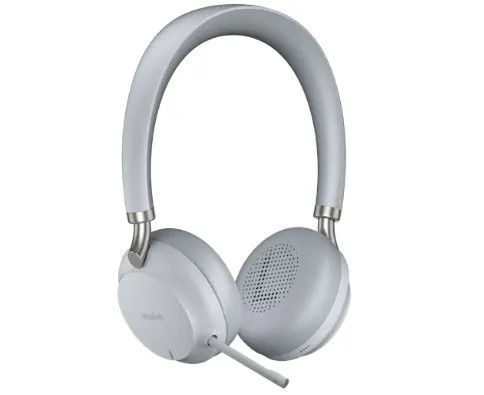 Yealink BH72 Słuchawki Przewodowe i Bezprzewodowe z pałąkiem/ Muzyka USB Type-A Stacja ładująca Bluetooth Jasnoszary (1208615)