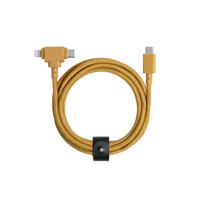 Kabel USB-C Native Union Belt Cable Universal C To C/L, kraft (beżowy)