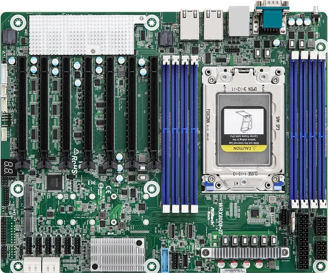 Płyta główna ASRock WRX80D8-2T 1x sWRX8 AMD Ryzen Threadripper PRO WRX80 (NVMe SATA 2xM.2 2x10GbE IPMI)