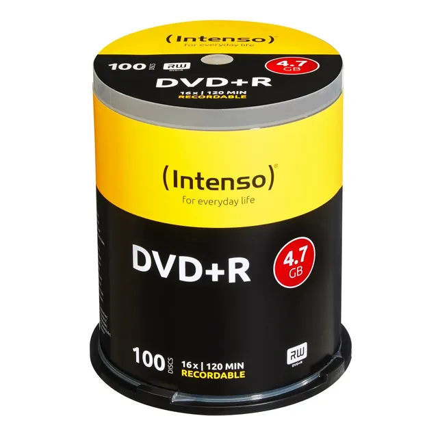 Płyta DVD INTENSO 4111156 (4 7GB; 16x; 100szt.; Cake)