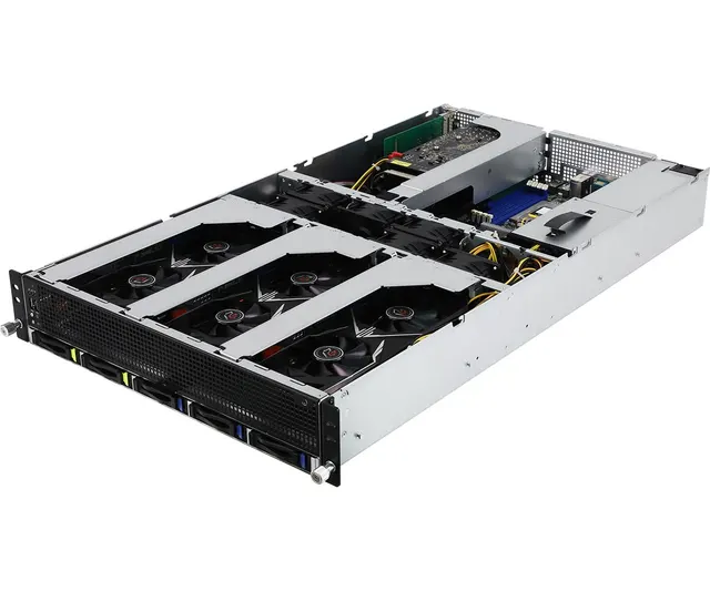 Platforma ASRock Rack (2U) AMD Epyc 7000 (5xSFF 2x10GbE Red. PSU IPMI)