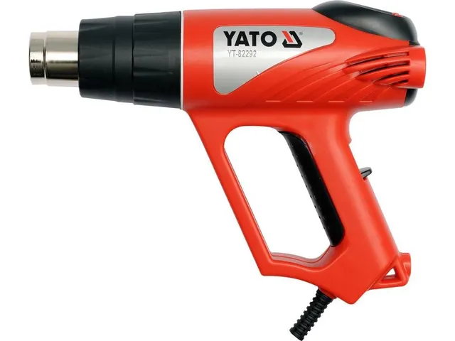 Yato YT-82292 opalarka Pistolet na gorące powietrze 500 l/min 550 °C 2000 W Czarny Szary Pomarańczowy