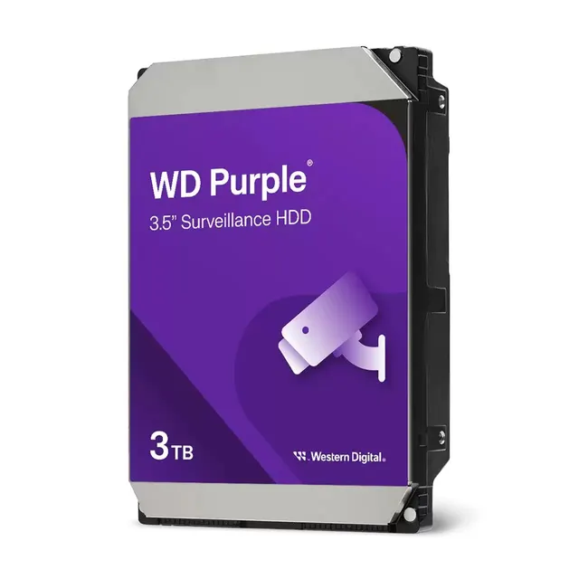Dysk HDD WD Purple WD34PURZ (3 TB ; 3.5 ; 256 MB; 5400 obr/min)