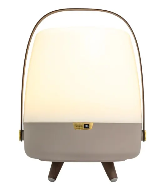 Kooduu Lite-up Play 2.0 Głośnik mono przenośny Beżowy Biały Drewno 10 W
