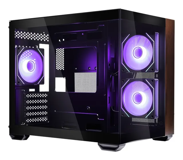 Cooler Master Elite 481 Wood Mini Tower Czarny