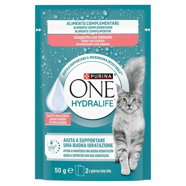 PURINA ONE HYDRALIFE Cat Liquid Salmon 50g