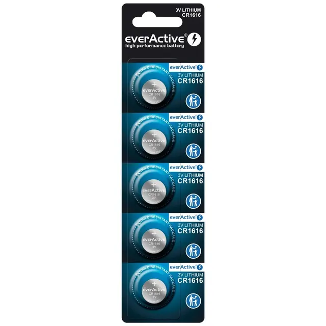 EVERACTIVE BATERIA LITOWA CR1616 BLISTER 5 SZT. CR16165BL