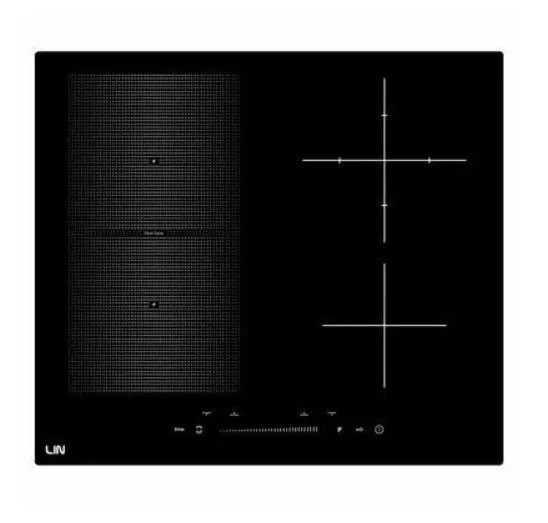 Płyta indukcyjna LIN LI-B47221 45 cm, 2 pola, PowerBoost, timer, czarny