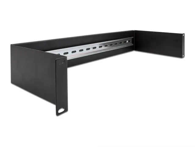 DeLOCK Panel na szynę DIN 19” 2U czarny