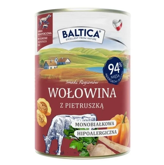 BALTICA SMAKI REGIONÓW Wołowina z pietruszką 400g