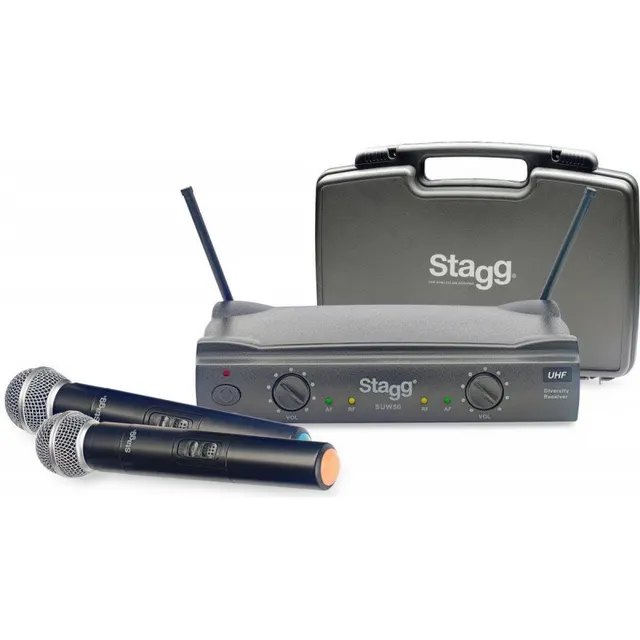 Stagg SUW 50 MM FH EU Bezprzewodowy system UHF Czarny