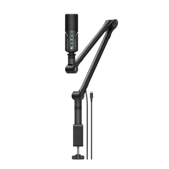 Sennheiser PROFILE STREAMING SET - Mikrofon streamingowy USB z łamanym statywem mocowanym do blatu