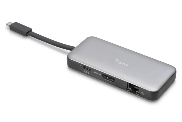 Stacja dokująca podróżna USB Typ C 7-portów HDMI 4K/60Hz PD 3.0