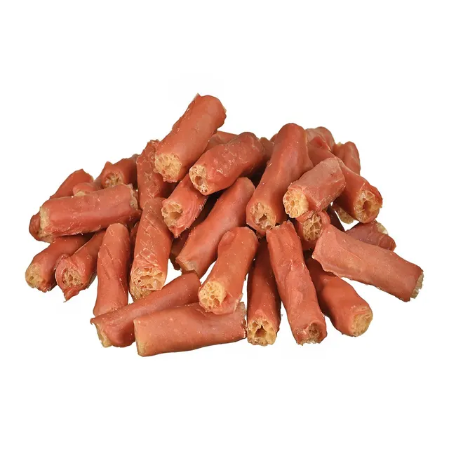 PETITTO Rurki ryżowe z łososiem dla psa 500g