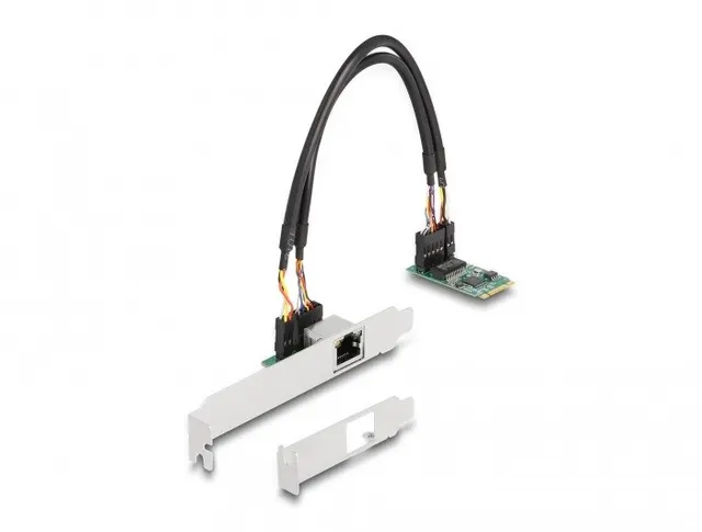 DeLOCK Konwerter M.2 z kluczem B+M 1 x RJ45 2 5 Gigabit LAN