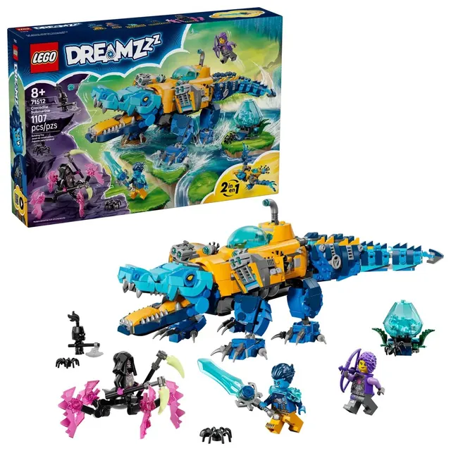 LEGO DREAMZzz 71512 - Krokodylołódź podwodna