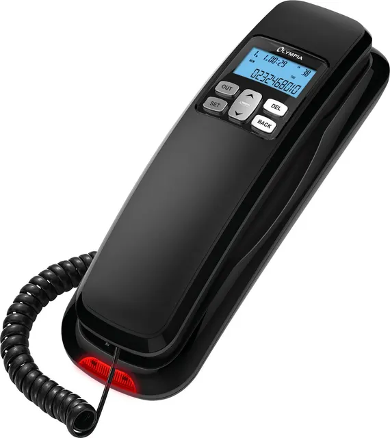 Olympia 4510 Telefon analogowy Czarny Czerwony