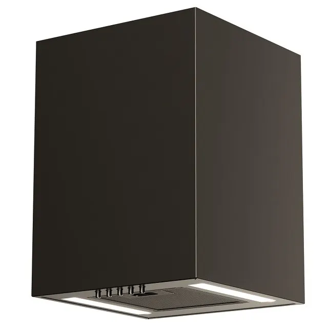 Okap kominowy MAAN Ponza Mini WPB 430 50 cm, LED, filtry aluminiowe, czarny
