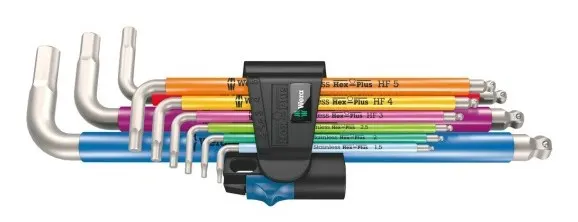Zestaw kluczy trzpieniowych WERA 3950/9 05022699001