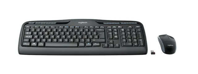 Zestaw klawiatura + mysz membranowa Logitech 920-03999 (USB 2.0; (DE); kolor czarny; optyczna)