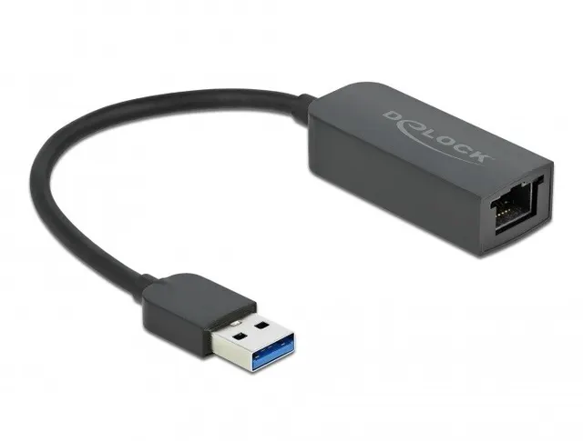 DeLOCK Adapter USB Typ-A męski do 2 5 Gigabit LAN kompaktowy