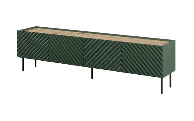 Szafka RTV 4D ONDA 200x40xH54 35 zieleń (stojąca lub wisząca)