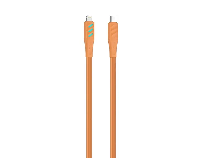 Kabel do ładowania Havit Typ C CB6255 pomarańczowy