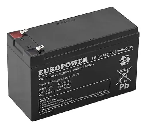 EMU Electronic EP 7.2-12 T2 VRLA AGM 12 V 7 2 Ah