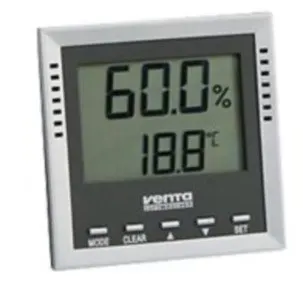 Venta 6011000 higrometr i psychrometr Wewnętrzna Higrometr elektroniczny Srebrny