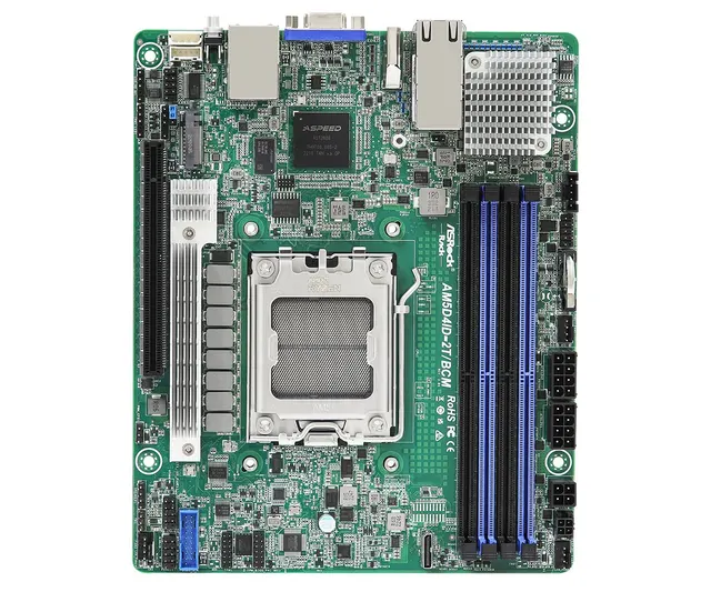 Płyta główna ASRock AM5D4ID-2T/BCM 1x AM5 AMD Ryzen 7000 X300 (4xDIMM 1xM.2 2x10GbE IPMI)