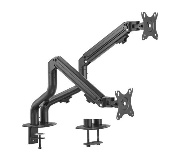 GEMBIRD BIURKOWE REGULOWANE RAMIĘ/UCHWYT NA 2 MONITORY 17-32 100X100MM DO 8 KG