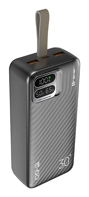 TRACER POWERBANK BLAZE 30000MAH 65W CZARNY