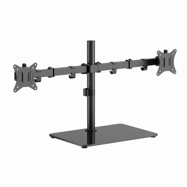 GEMBIRD STOJAK BIURKOWY NA DWA MONITORY (REGULOWANY) 17”-32” DO 9 KG