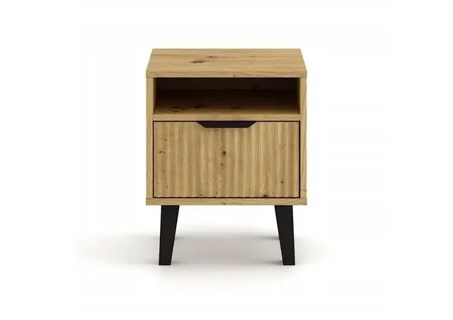 STOLIK NOCNY SCANDI 1S SLIM DĄB ARTISAN