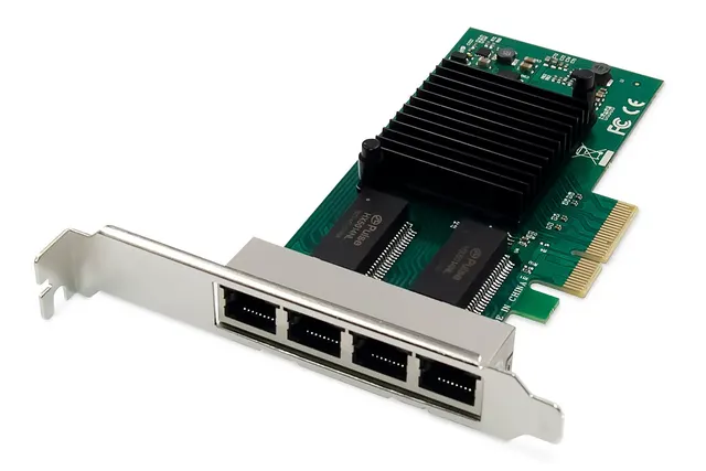 Digitus 4-portowa karta sieciowa Gigabit Ethernet RJ45 PCI Express Intel I350