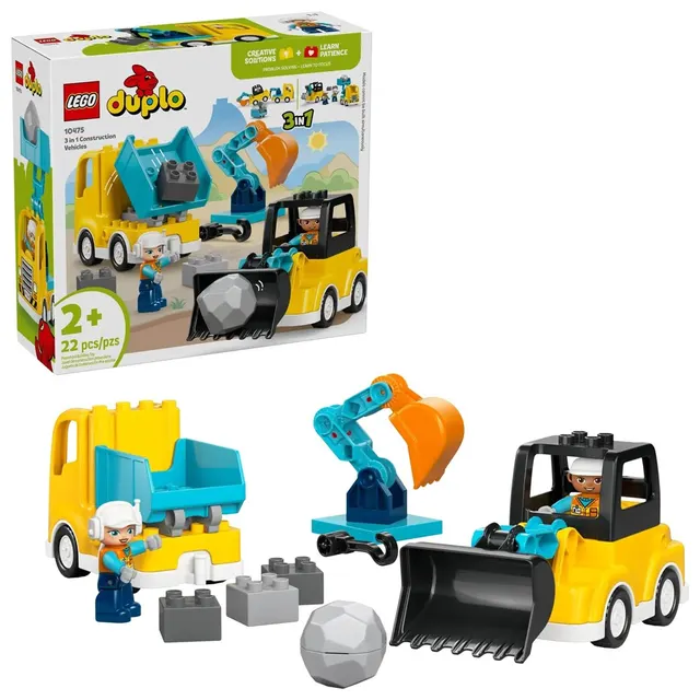 LEGO Duplo 10475 - Maszyny budowlane 3 w 1