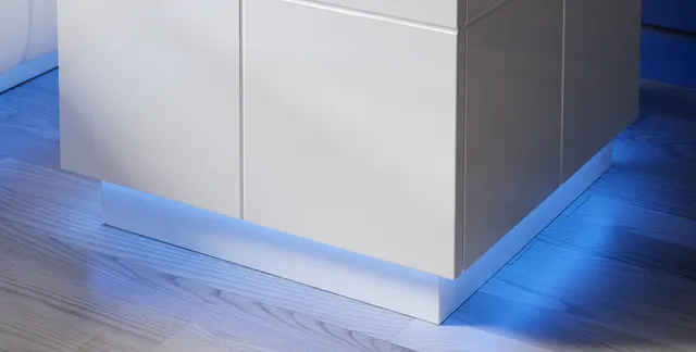 Oświetlenie szafka nocna REJA niebieskie