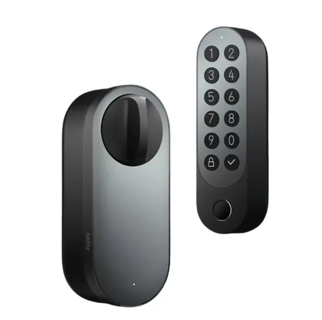 Aqara Smart Lock U200 Kit Srebrny HomeKit Thread Bluetooth 5.1 NFC